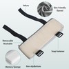 Juego de 2 Almohadillas Ergonómicas para Reposabrazos, Fundas Acolchadas para