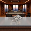 1Pc Silver Metal Mic Holder/Clip Cb Mic Holder- Screw in