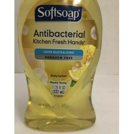 Softsoap Liquid Zesty Lemon Scent Handsoap 1ea 11.25oz blt-SHIPS N 24 HOURS