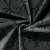 Erwin Müller Placemats Set of 2 Washable Graphite Oval Size: