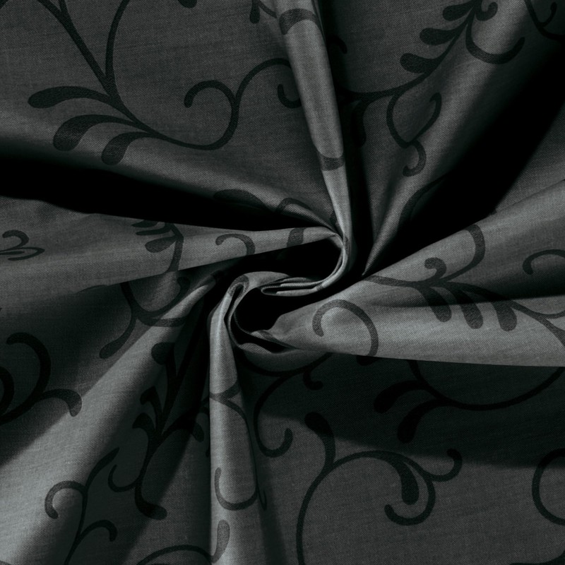 Erwin Müller Placemats Set of 2 Washable Graphite Oval Size: