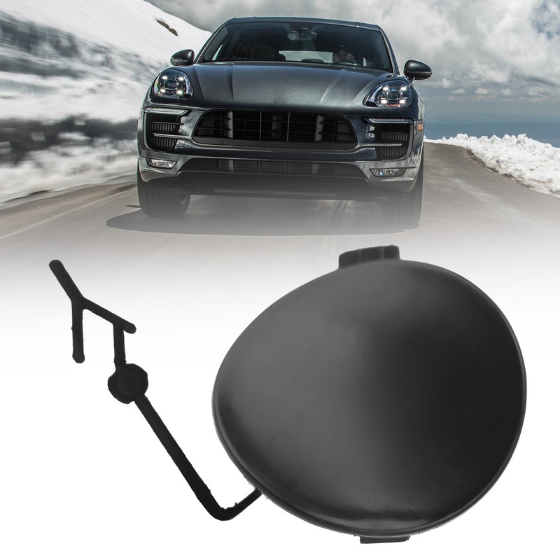 Front Bumper Tow Hook Cover 95B807156G2X Strong Sealing Towing Eye