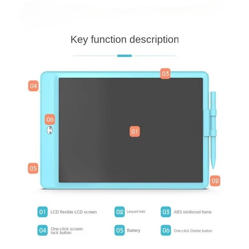 LCD Writing Tablet 10" | Kids Doodle Board with Free