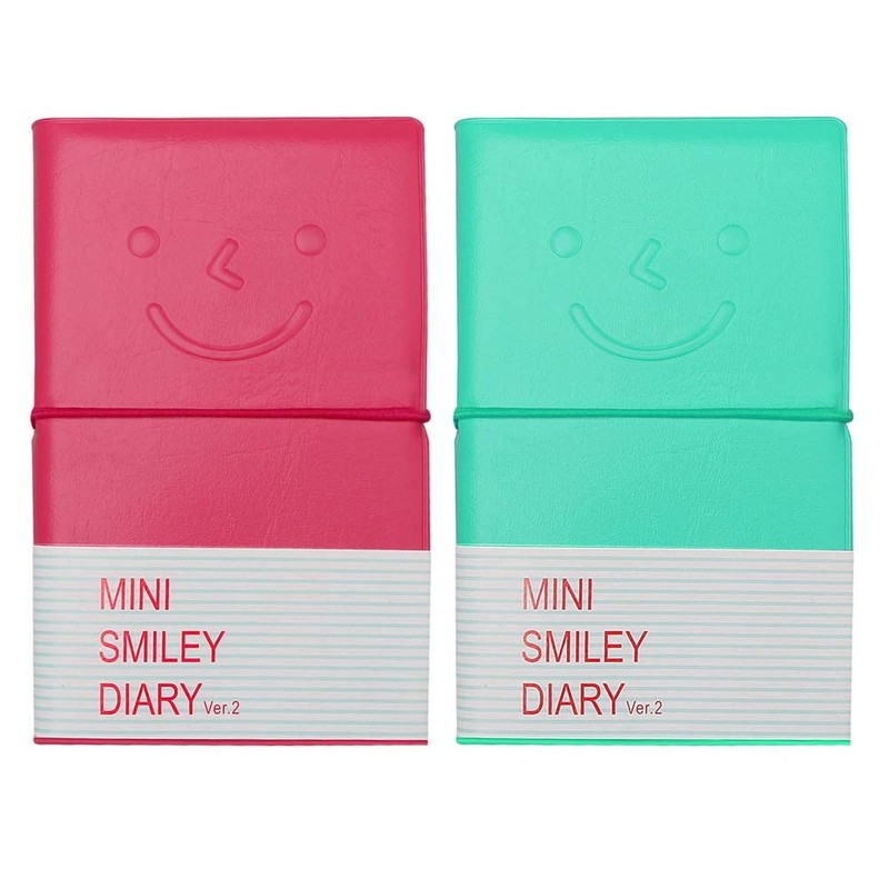 2 Pcs Mini Notebook, Mini Diary 2 Colors Pocket Notebook