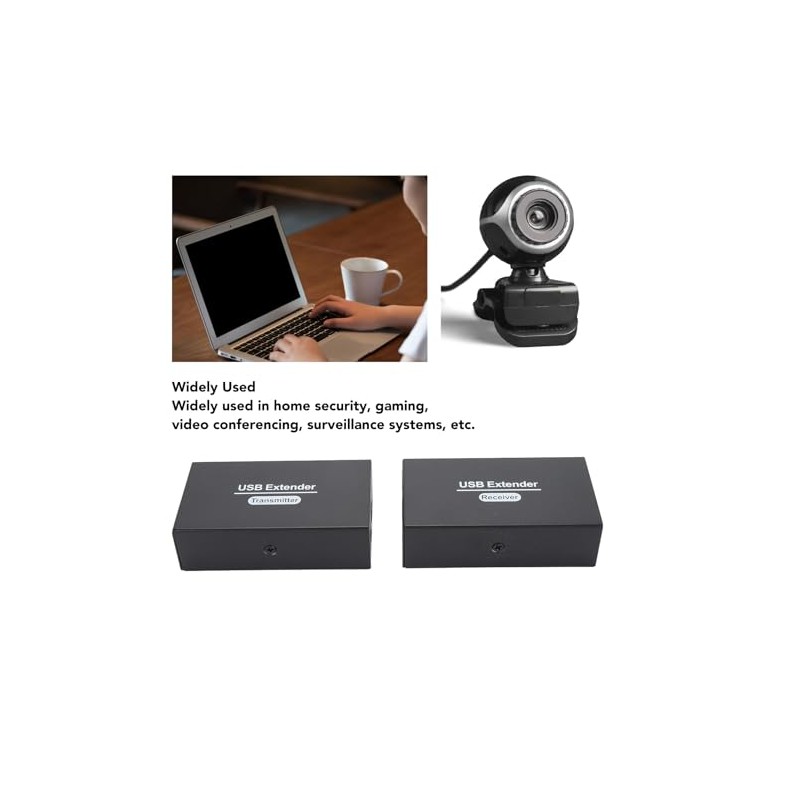 USB Extender Over Ethernet RJ45 LAN Extension with 4 USB