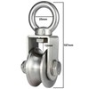 SHINICO Cable Pulley Wheel, Swivel Single Pulley Block, Stainless Steel,