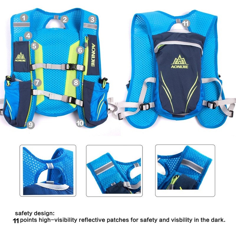 Hydration Backpack, Geila Hydration Vest Outdoors Sport Trail Marathoner Running