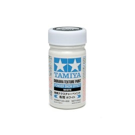 Tamiya 87120 Makeup Material Series No.120 Scene Texture Paint (Snow Powder) 3.4 fl oz (100 ml) Model Paint
