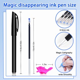24Pcs Magic Pens & Refills for Grooved Handwriting Workbooks of Kidsor Tracing Book,Disappearing Ink Pen for Magic Grooved Writing Practice,Grooved Books or Children's Magic Copybooks