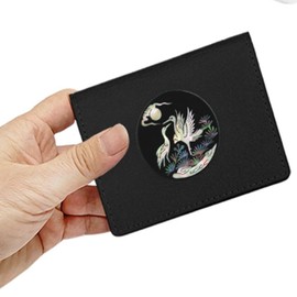 National Museum of Korea Goods Songhak mother-of-pearl mother-of-pearl leather card wallet Hanji traditional crafts Korean souvenirs Foreigner gifts I agree to third-party provision for delivery / 국립중앙박물관굿즈 송학 나전 자개 가죽 카드지갑 한지 전통공예 한국 기념품 외국인 선물 배송을 위한 제3자 제공에 동의합니다