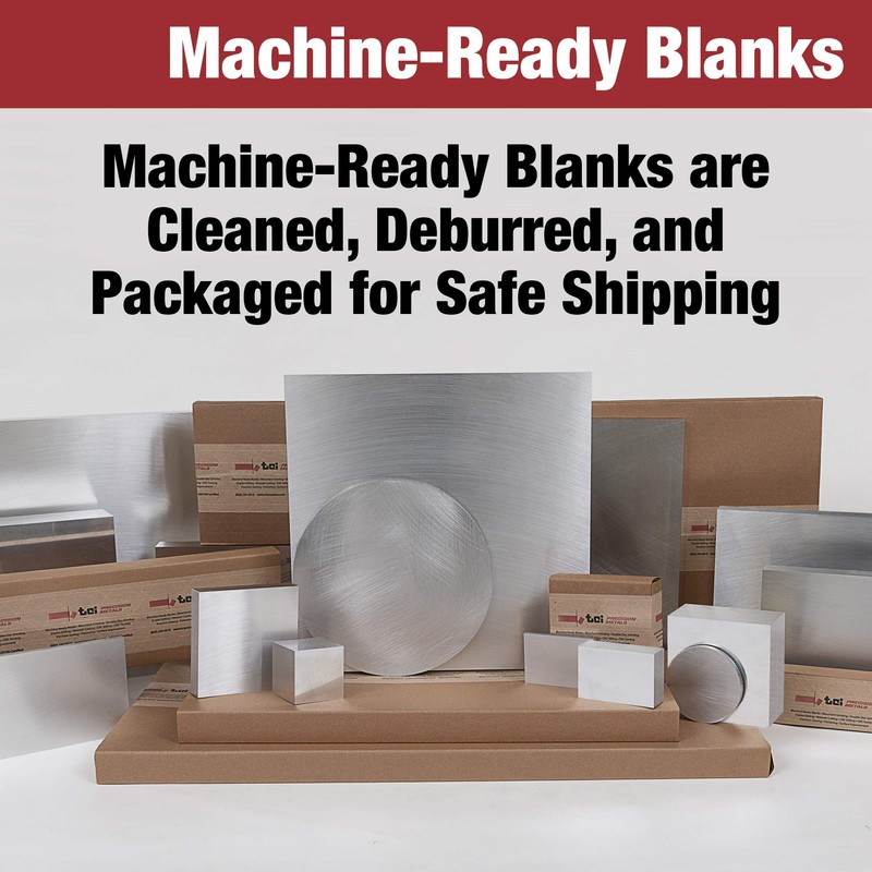 TCI Precision Metals 3003 Aluminum Strips .125" Thick X 2.000"