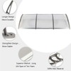 samanoya 120"x40" Door Window Outdoor Awning Modern Patio Cover UV