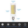 Treie 10W E12 LED Corn Light Bulb(4 Pack)E12 Dimmable 100