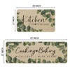 Artoid Mode Eucalyptus Leaves Mats Set of 2, Kitchen is