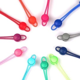 Agujetas Elásticas Paquete 5 Cordones Bloqueo Tenis Maratón Multicolor