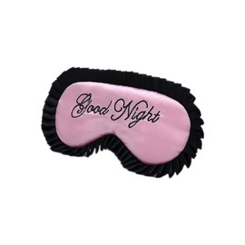 WIZBIOTECH Sleep Mask 100% Real Natural Eye Mask with Adjustable Strap Eye Sleep Protection for Yoga Travel Exercise (Pink)