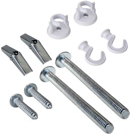 Swivel Hook Hangers, Multi-functional for Hanging, Screws and Anchors Included, 2 Sets Per Pack (White)