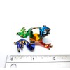 Handmade Frog Art Glass Blown Reptiles Animal Figurine