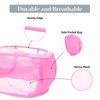 Durable Collapsible Laundry Baskets, Mesh Pop Up Laundry Hamper with