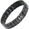 Kalsi Style Ultra Strength Titanium Magnetic Therapy Bracelet, Double Row