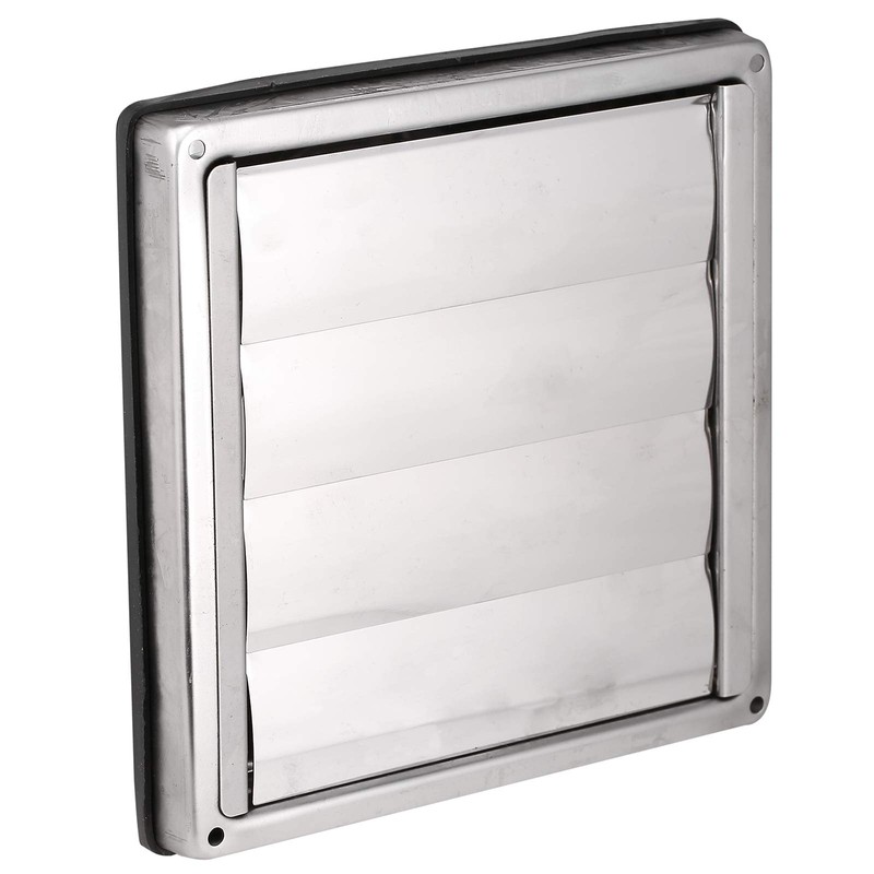 First4spares 5" / 125mm Stainless Steel Square External Wall Extractor