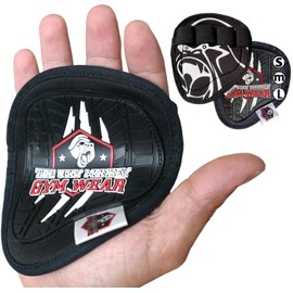 Fitness Handschuhe Herren Damen Griffpads Krafttraining Grip Pads - Griffpolster Gym Pull up Hantel Neoprene Trainingshandschuhe - Hygienisch Turnhandschuhe Workout Gloves Bodybuilding Kraftsport (L)