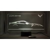 Corvette c7 Acrylic Engraved Rgb Led Night Stand