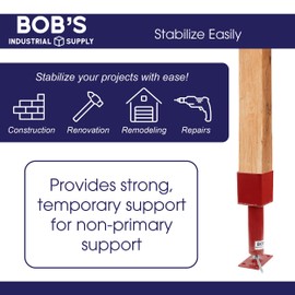 BISupply Screw Jack Post 1 Pack - Temporary House Jacks for Leveling 4x4 Crawlspace Basement Shore Beams