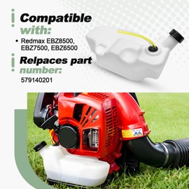 Fuel Tank Assembly Compatible with Redmax EBZ8500 EBZ7500 EBZ6500 Backpack Blower Replace 579140201