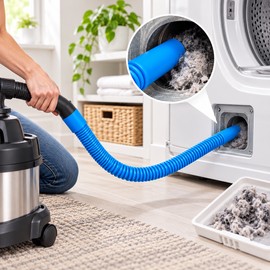 Dryer Vent Cleaner Hose with Elastic Connector – Flexible Cleaning Tube for Narrow Spaces