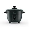 Oster 6-Cup Rice Cooker with Steamer Tray, Electric Rice Maker,