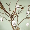 Papierdrachen 8 Printed Easter Eggs in Papier-Mâché Look – Black