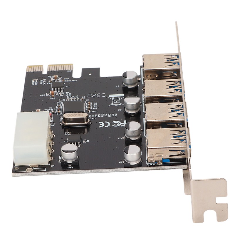 PCIE to USB 3.0 Expansion Card with 4 USB3.0 Ports