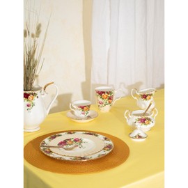 Royal Albert Old Country Roses 3-Piece Set (Teacup, Saucer & Plate)