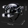Airsoft Paintball Fast Helmet with Flashlight Telescope Strobe Light for