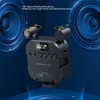 Stereo Microphone Light 10 Levels Brightness Dual Mic Fill Lamp