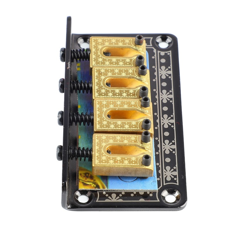 Guitar Fixed Bridge Electric Bass Hardtail Saddle Bridge Tool Metal