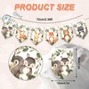 FYSUIMU Baby Shower Banner Forest Animal Eucalyptus Hanging Bunting Garland