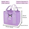 Roffatide Kuromi Lunch Bag for Work Reusable Insulated Lunchbox Travel