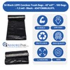 Black LDPE Coreless Trash Bags - 43"x47" - 100 Bags