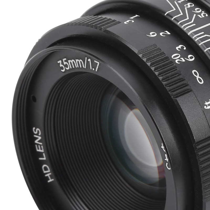 NEWYI 35mm F1.7 M4/3 Mount Large Aperture Portrait Fixed Focus