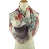 PANTONIGHT Long Chiffon Sheer Scarf Gradient Shaded Colors Lightweight Scarf