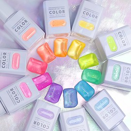 Thezel The Gel Jewel LED 10-piece set glitter syrup gel / 더젤 쥬얼 LED 10종 세트 글리터시럽젤