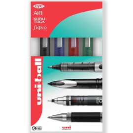 uni-ball Eye Micro UB-150 Gel Ink Pen - 0.5 mm - In Gift Box (Pack of 4, Mixed)