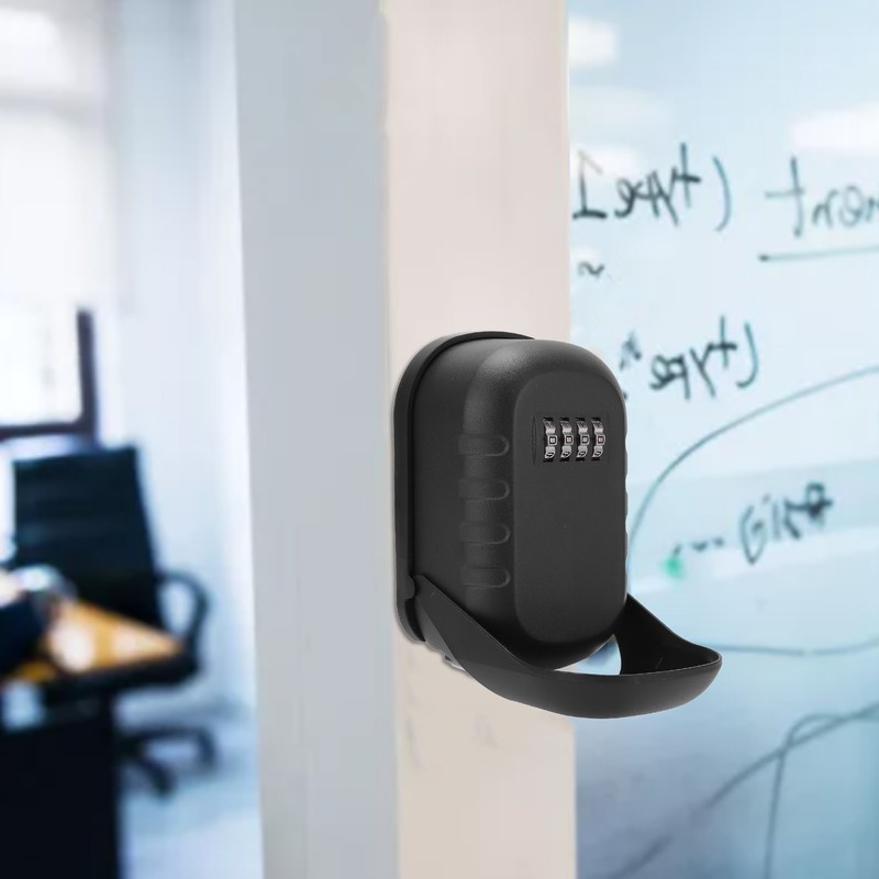 4 Digit Security Key Lock Box Wall Mount Portable Large