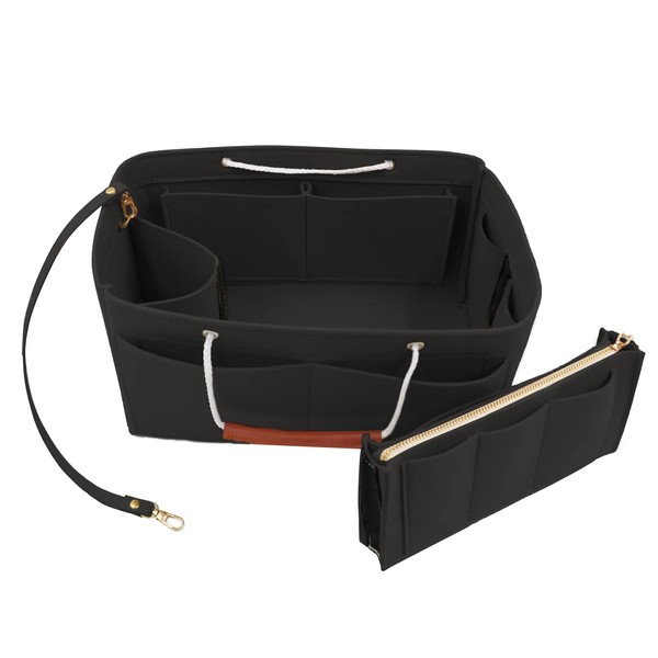Heavyoff Bag Organiser, Handbag, Felt Bag Organiser with Removable Zip