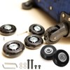 sourcing map Set of 1 Luggage Wheels Replacement 54 x