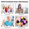 40pcs Biscuit Stress Relief Toy, Ultra-Soft Squishy Fidget Toys, Kawaii