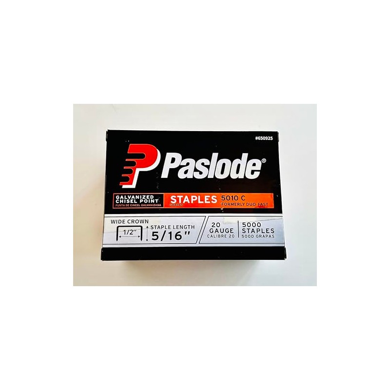 Duo-Fast 5010C - 5/16-Inch x 20 Gauge Chisel Staples