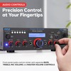 Pyle Wireless Bluetooth Power Amplifier System- 200W Dual Channel Sound
